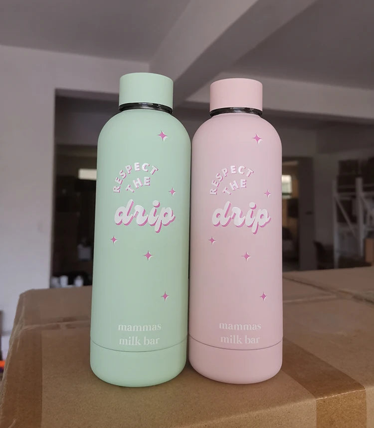 Double Wall Stainless Steel Insulated Tumbler Customizable Thermos Water Bottle with Vacuum Sealed Lid for Hot And Cold Beverage - Buy online at  Vibe In Cart.