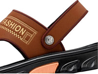 Hot Sale Men Sandals Casual Shoes Outdoor Walking Sandals for Men Beach Shoes Men Slippers Open Toe Flat Two Passes - Buy online at  Vibe In Cart.