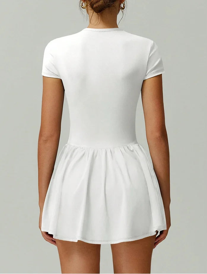 Tennis Dress With Shorts Tennis Wear Workout Gym Outfit Sport Golf Dress Women Casual Slim Fit Stretchy Badminton Clothing - Buy online at  Vibe In Cart.