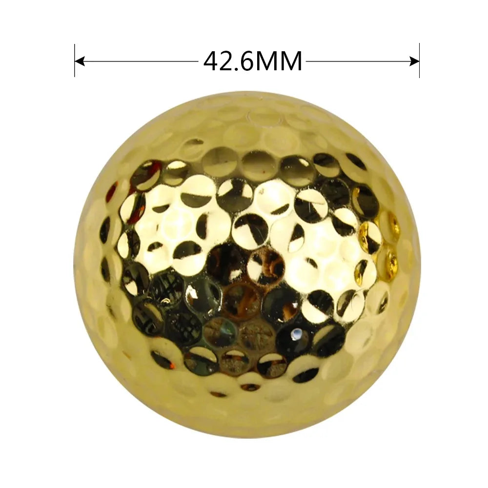 Golf Plated Balls Double Layer Competition Balls Gold Plated Balls Gift Balls Gold Plated Silver Plated Blue Plated Powder Balls - Buy online at  Vibe In Cart.