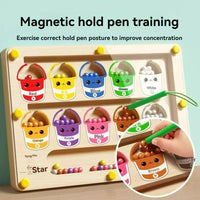 Children's Magnetic Maze Walking Ball Baby Concentration Training, Writing Logic Thinking 3 year Old Early Education Puzzle To - Buy online at  Vibe In Cart.