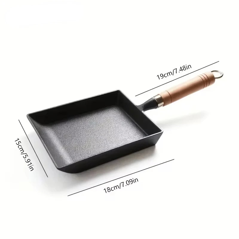 1Pcs Non-Stick Japanese Cookware Home Kitchen Egg Pan Pancake Frying Pan Cast Iron Pot Easy To Clean Cooking Tools Square Pots - Buy online at  Vibe In Cart.