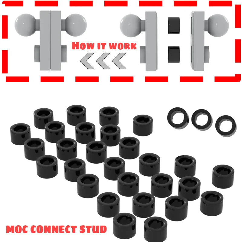 Super Robot MOC Modified Joint Tow Ball Building Blocks War Compatible Kids Toys Machine Early Learning Education Gifts