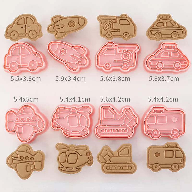 8pcs/set Cookie Cutters Animal Dog Type Stamp Embosser for Biscuit Pastry Bakeware Baking Cookies Molds Kitchen Accessories - Buy online at  Vibe In Cart.