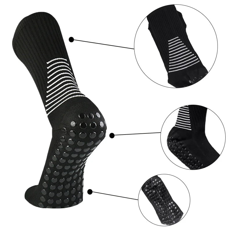 3pairs Shield Pattern Circular Silicone Non slip Football Socks Men Women Football Socks Training Match Sports Grip soccerSocks - Buy online at  Vibe In Cart.