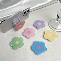 Folding Expandable Clear Flower Mobile Phone Finger Ring Grip Holder