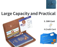 Travel Passport Holder in PU Material for Men and Women