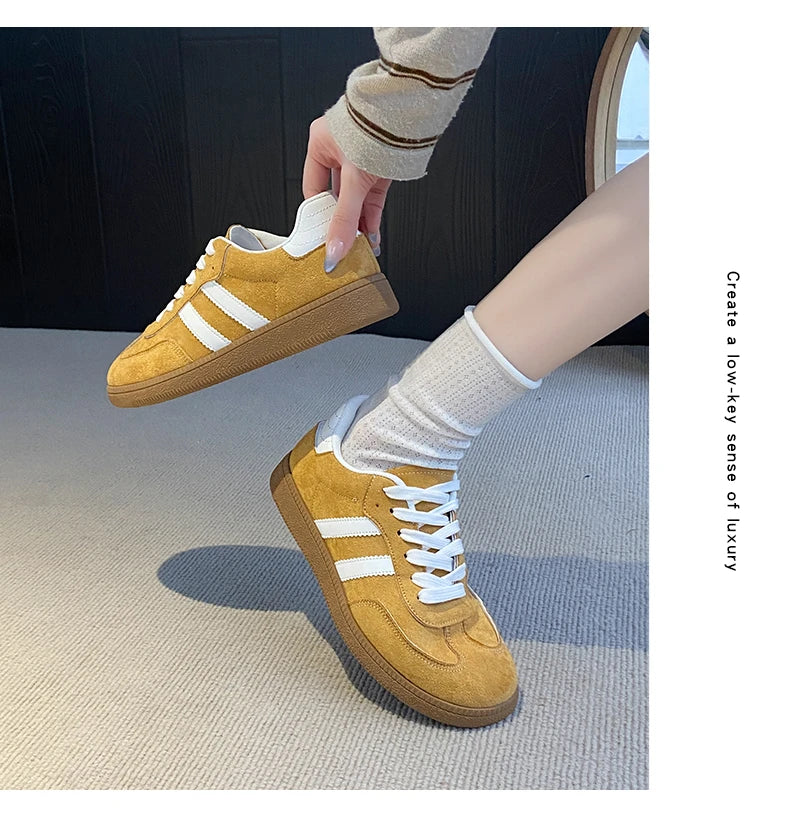 Women Tennis Sneakers Flats Ladies Fashion Mixed Colors Lace-up Vulcanized Shoes Spring Autumn Woman Outdoor Trainers Footwear - Buy online at  Vibe In Cart.