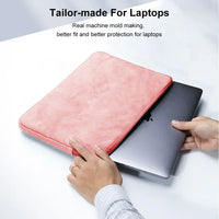 PU Laptop Sleeve with Zipper for 12 to 15.6 Inch Laptops