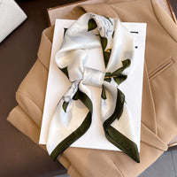 Women's 70x70cm Square Silk Scarf Shawl Headband