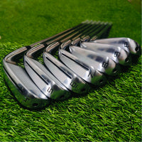 Left-Handed Men's Steel Golf Iron with Shaft and Head