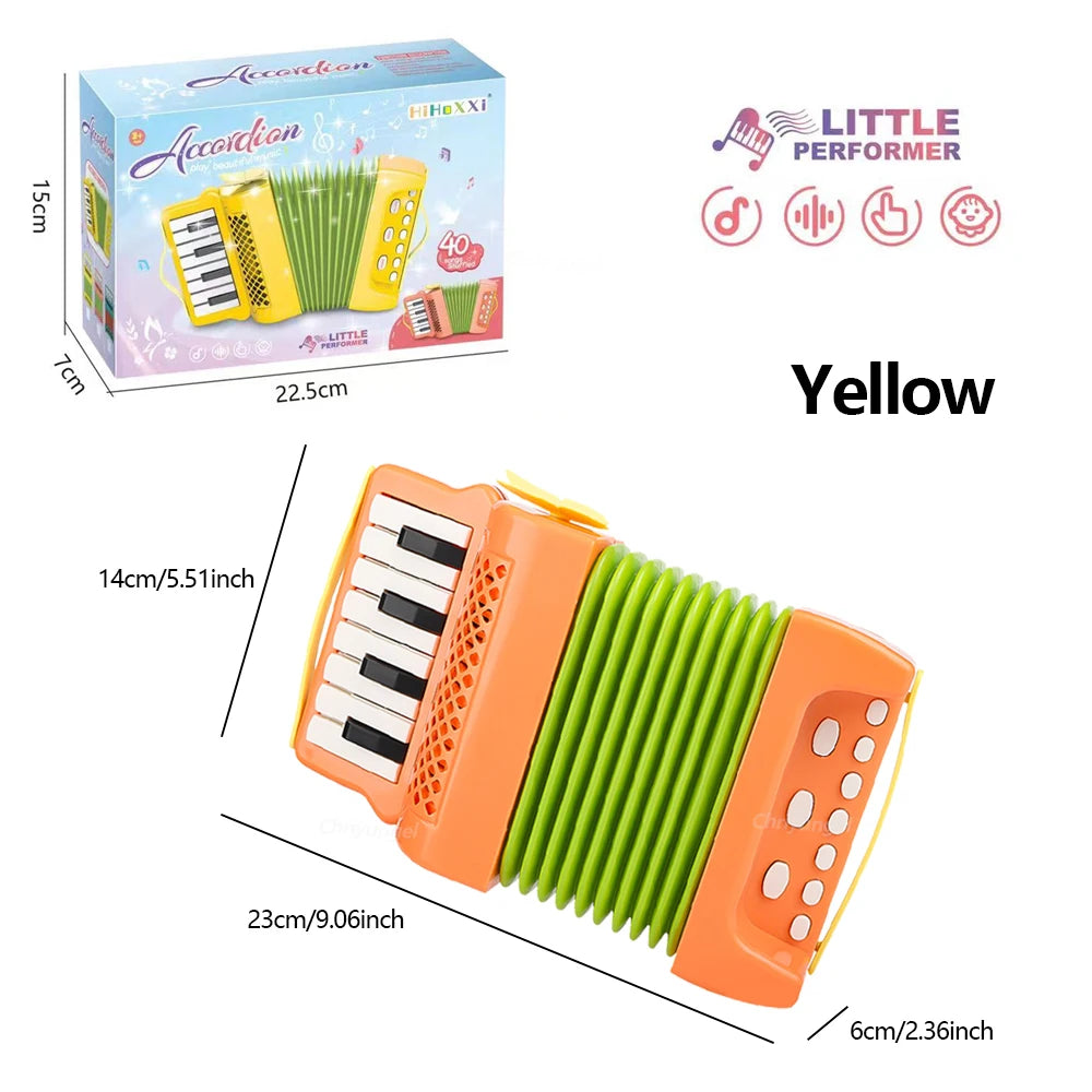 Accordion Toy for Toddlers Musical Instrument Educational Toys Children's Music Interest Development Gifts for Kids Boys Girls - Buy online at  Vibe In Cart.