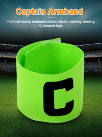 Football Captain Armband Professional Captain Arm Band Bracelet Adjustable Bright Color Soccer Training Accessories - Buy online at  Vibe In Cart.