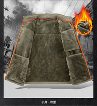 Men's Outdoor Fleece Jacket Thickened Autumn Winter Casual Versatile Comfortable Style Zipper Closure Long Sleeve Unisex Outwear - Buy online at  Vibe In Cart.