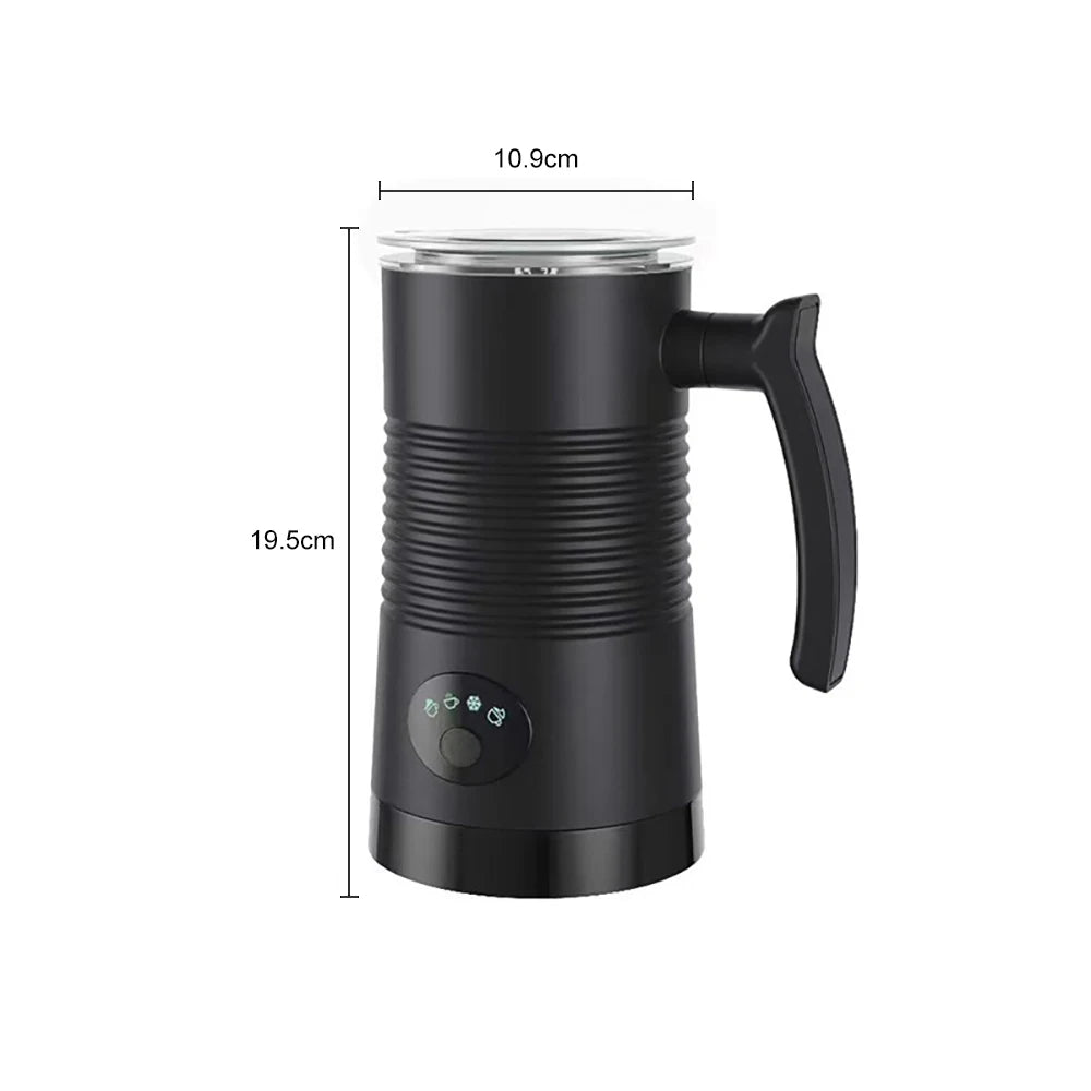 Electric Milk Frother Automatic Rotary Foamer for Coffee Cappuccino Latte 4 in 1 Hot and Cold Foam Maker Milk Frother Foamer - Buy online at  Vibe In Cart.