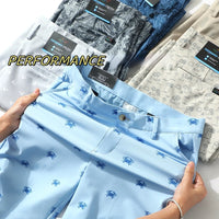 New Golf Shorts Mens Summer Slim Fit Baseball Golf Shorts Sweatpants Male Elastic Sports Wear Fast Dry Casual Trousers Running