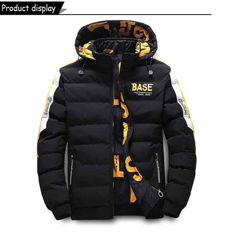 Winter Men Outdoor Windbreak Brand Removable Hooded Jacket Men Windbreak Thick Warm Casual Fashion Parka Jacket Coat Male Hots - Buy online at  Vibe In Cart.