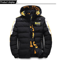 Winter Men Outdoor Windbreak Brand Removable Hooded Jacket Men Windbreak Thick Warm Casual Fashion Parka Jacket Coat Male Hots - Buy online at  Vibe In Cart.