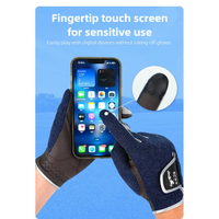 1 Pair Men Winter Warm Fleece Golf Gloves Outdoor Sports Touch Screen Gloves Non-slip Full Fingers Mittens Palm Protection - Buy online at  Vibe In Cart.