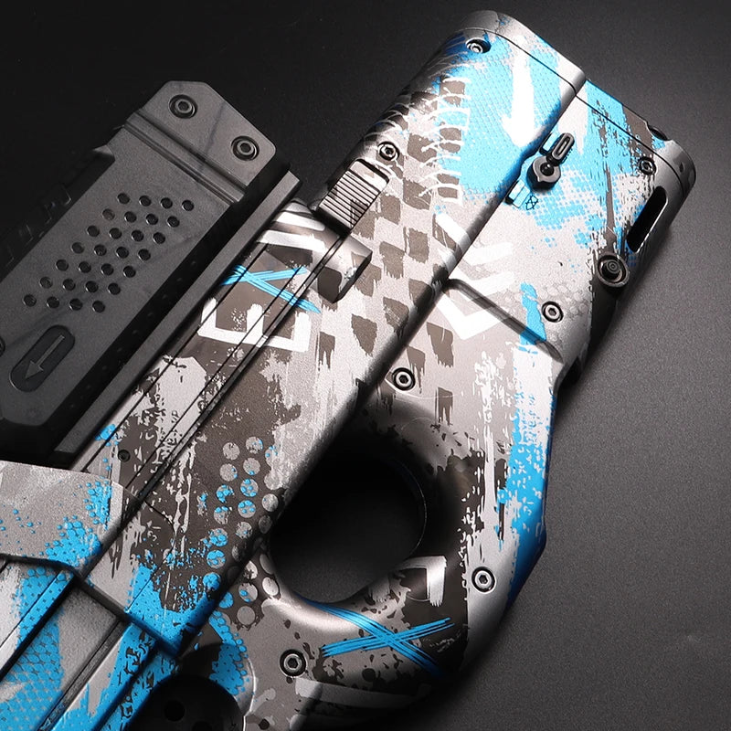 Electric Gel Gun in Transparent Black! Fully Automatic Splatter Ball Toy, Perfect for Outdoor Shooting Games (No Bullets) - Buy online at  Vibe In Cart.