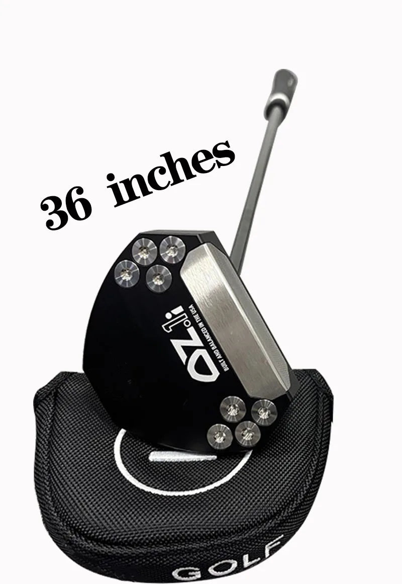 Right Handed Golf Putter with Steel Shaft, Black, 33-35 Inches