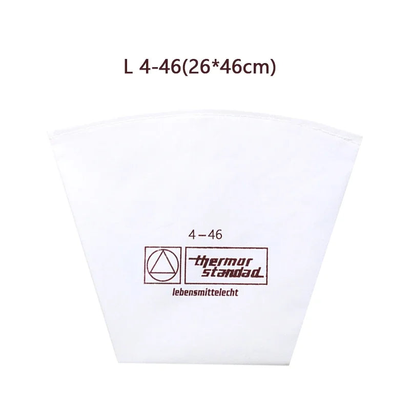 Reusable Cotton Pastry Bag for Icing Piping, 3 Sizes