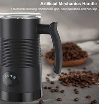 Electric Milk Frother Automatic Rotary Foamer for Coffee Cappuccino Latte 4 in 1 Hot and Cold Foam Maker Milk Frother Foamer - Buy online at  Vibe In Cart.