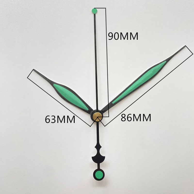Silent Quartz Battery Operated Clock Movement with Hands