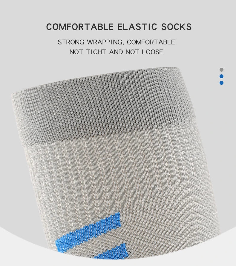Men's Compression Crew Sports Socks with Nylon Blend