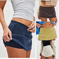 Women's Mini Skorts Casual Stylish Simple Solid Low Rise Short Skirt for All Seasons - Buy online at  Vibe In Cart.