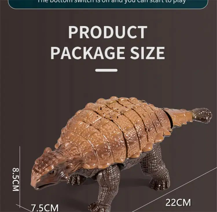 Remote Control Walking Dinosaur Toy for Ages 6-12 Years