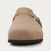 Comwarm Winter Cork Men Clogs Slippers Brand Cow Suede Clogs Leather Cork Footbed Men Mules Outdoor Antiskid Men Beach Sandals - Buy online at  Vibe In Cart.