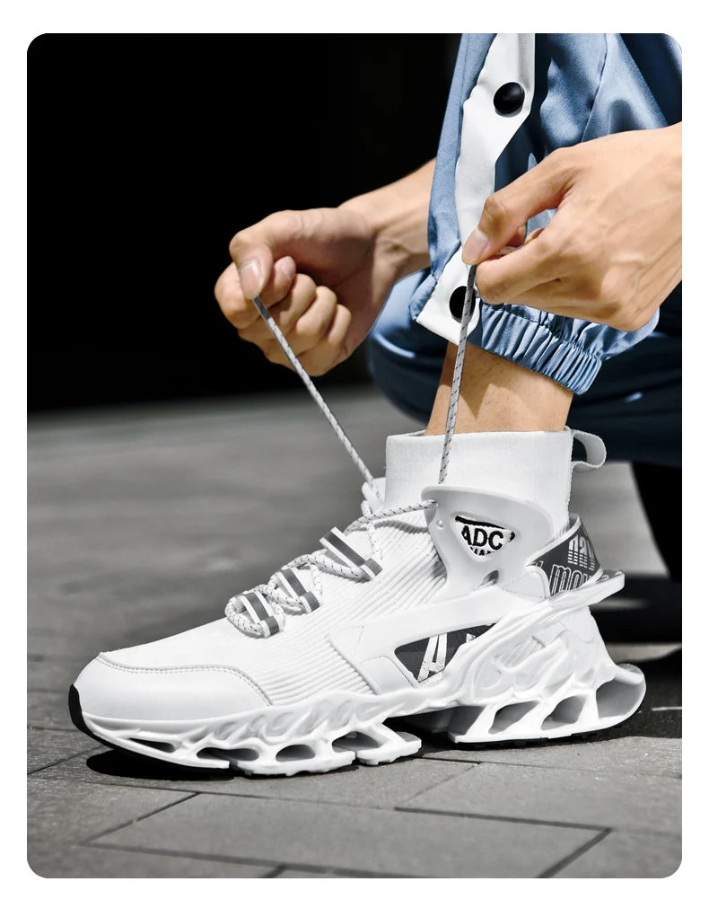 Men's Breathable Walking Tennis Running Shoes Blade Fashion Sneakers - Buy online at  Vibe In Cart.
