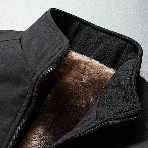 2025 Autumn Winter Men Jacket Thicken Cold-proof Stand Collar Men Coat Fashion Long Sleeve Business Casual Outerwear For Male - Buy online at  Vibe In Cart.