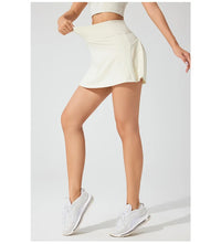 Athleisure Sports Running Gym Short short Breathable Elastic Solid 2 in 1 White Women's Skirt Tennis Dress with Side Pocket - Buy online at  Vibe In Cart.