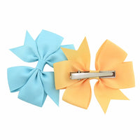 Kids Bow Hair Clip Set With 20 Or 40 Pieces, Random Colors, Grosgrain Ribbon