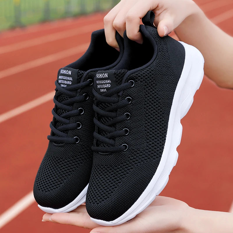 Women's Running Shoes 2025 Mesh Casual Sneakers Lace-up Lightweight Female Walking Breathable Outdoor Sports Running Shoes Woman - Buy online at  Vibe In Cart.