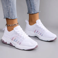 Spring new women's sports shoes, fashionable, breathable, lightweight, non-slip, wear-resistant, casual sports shoes, flat shoes - Buy online at  Vibe In Cart.