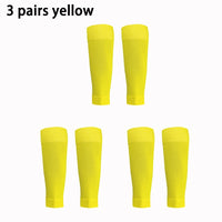 3 pairs New Football Socks Shin Pads Leg Cover Men Women Grip Cutsocks - Buy online at  Vibe In Cart.