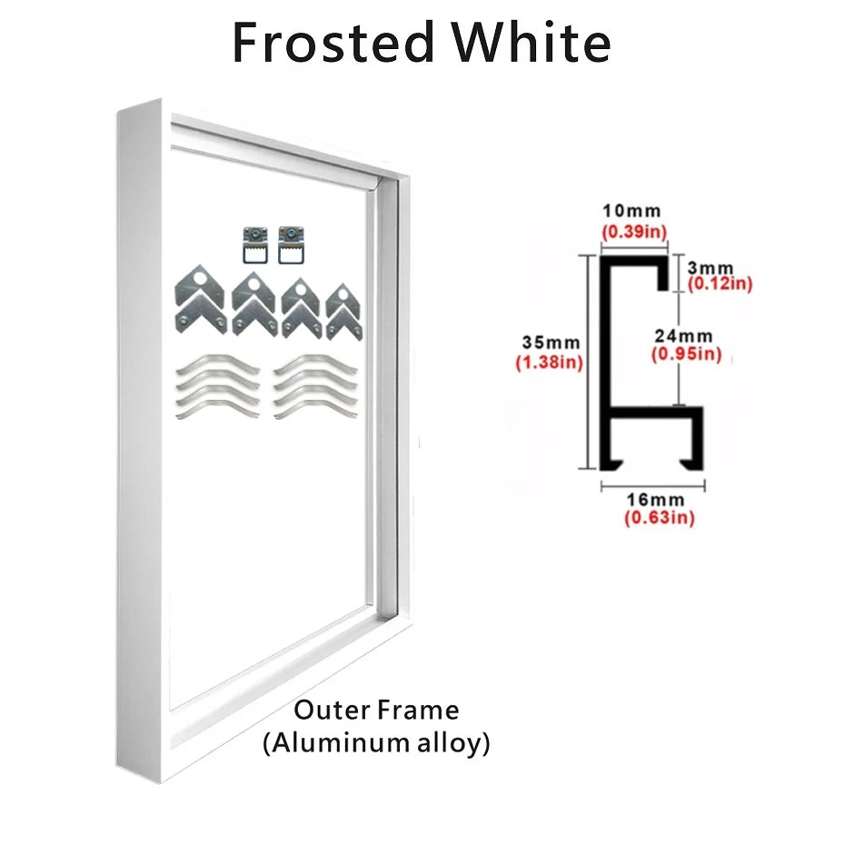 8 Colors 40x50 30x40cm Canvas Picture Metal Aluminum Outer Frames for Oil Painting Artwork Wall Art Photo Poster Home Decoration - Buy online at  Vibe In Cart.