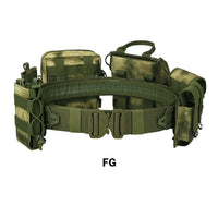 Adjustable Nylon Training Belt Eight Piece Set for Outdoor Patrol