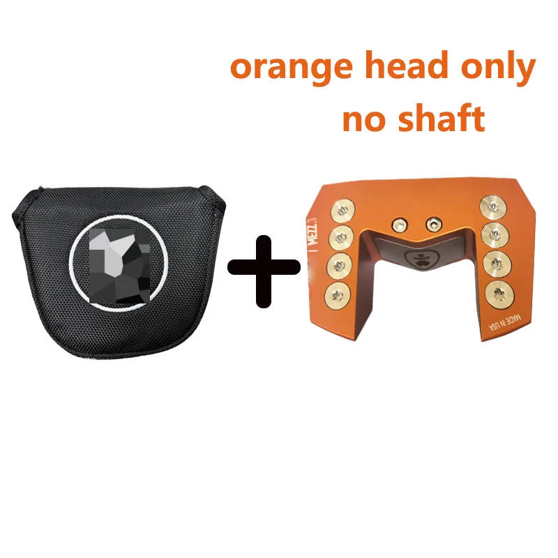 Right-Handed Golf Putter with Steel Shaft, Black, 33-35 Inches