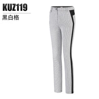 Women's Full Length Golf Pants for Autumn and Winter in Polyester Elastane