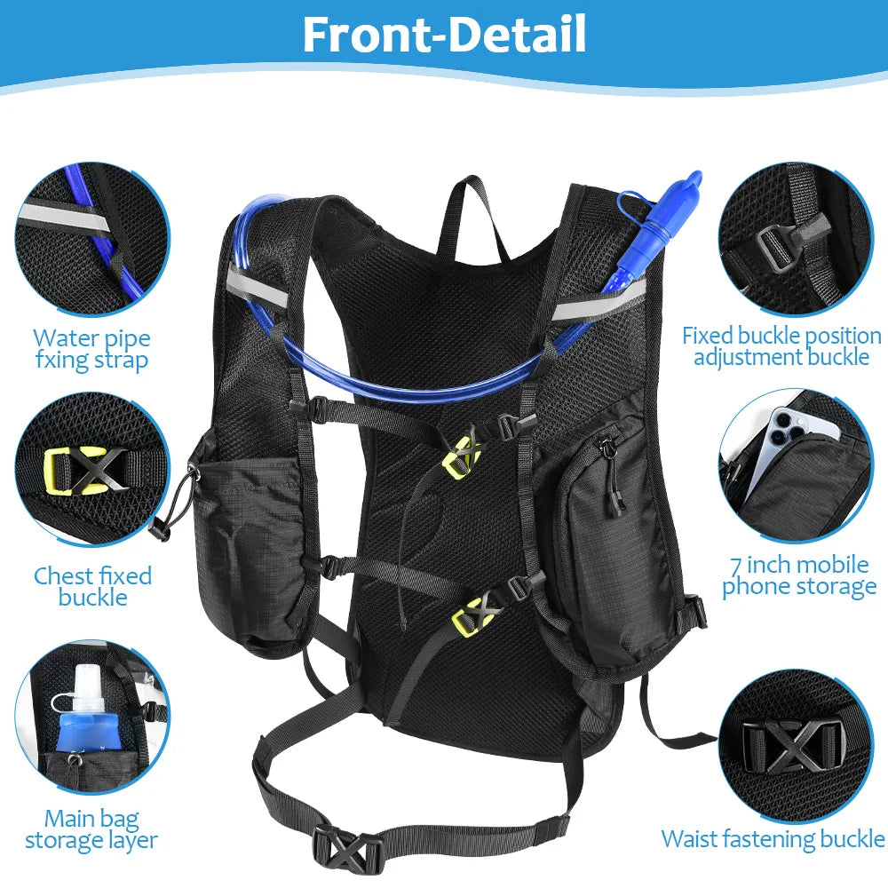 20L Cycling Lightweight Hydration Backpack Outdoor Sport Camping Climbing Mountaineering Rucksack Travel Water Bag 500ML/2L/3L - Buy online at  Vibe In Cart.