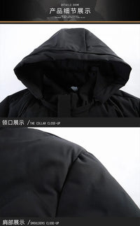 Top Grade Designer New Brand Men Parka Jacket Thick Casual Fashion Windbreaker Hooded Quilted Bubble Coats Long Mens Clothes - Buy online at  Vibe In Cart.