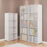 6/5 Layers Dustproof Wardrobe High Capacity Partition Bookshelf Bedroom Open Simple Assembly Storage Cabinet Bedroom Furniture - Buy online at  Vibe In Cart.