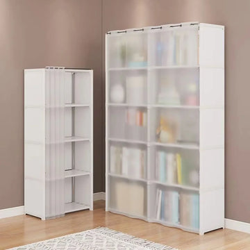 6/5 Layers Dustproof Wardrobe High Capacity Partition Bookshelf Bedroom Open Simple Assembly Storage Cabinet Bedroom Furniture - Buy online at  Vibe In Cart.