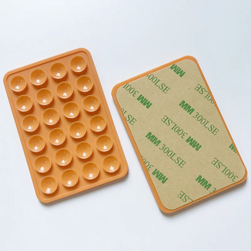 Universal Wall Phone Holder with Adhesive Suction and Anti-Slip Grip