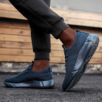 Men's Casual Sneakers Breathable Lace-Up Anti-Slip Shoes Size 39-50