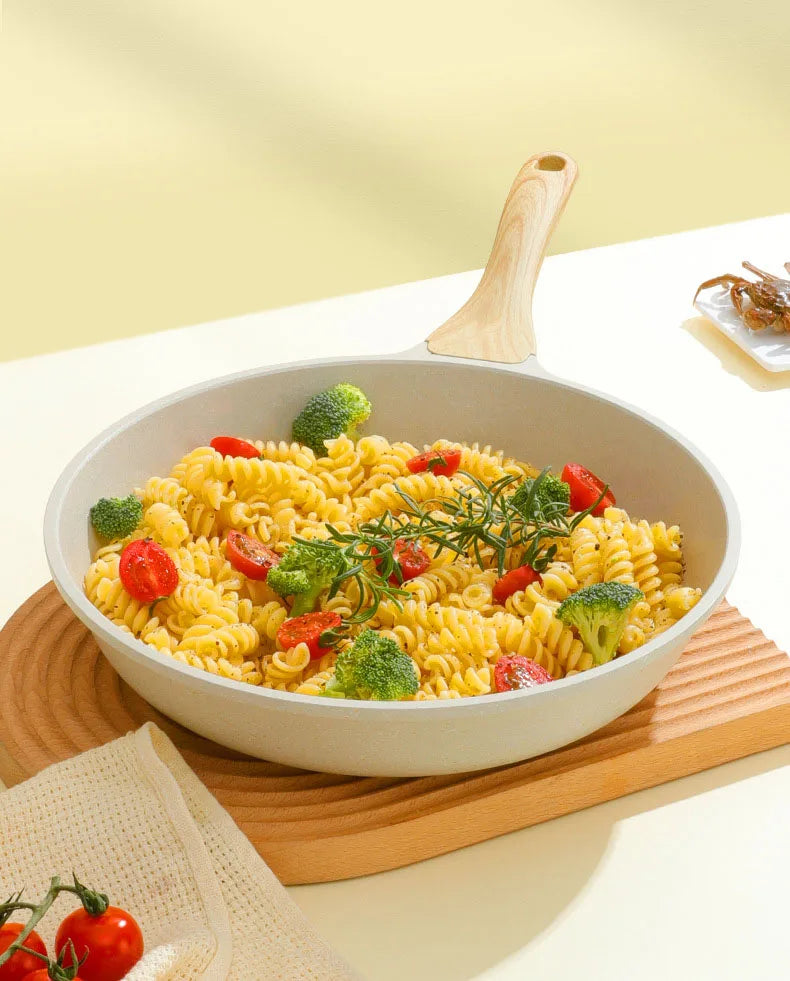 Durable Frying Pan Wok Pan Non-stick Ceramic Pot Induction Gas Stove Universal Cookware Steak Cooking Saucepan Nonstick Pan - Buy online at  Vibe In Cart.